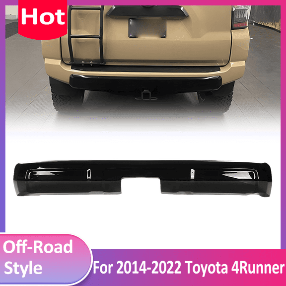 For 2014-2022 Toyota 4Runner TRD Off-Road Style Rear Bumper Valance Cover Black