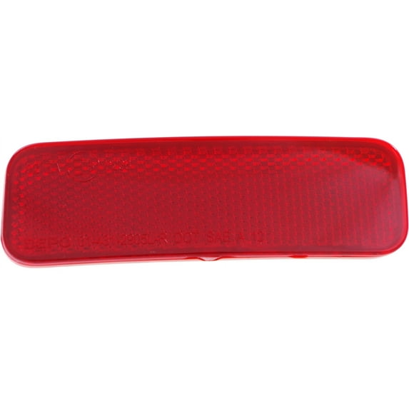 For 2014-2022 Transit Connect Bumper Reflector Rear, Left Red Plastic FO1184106