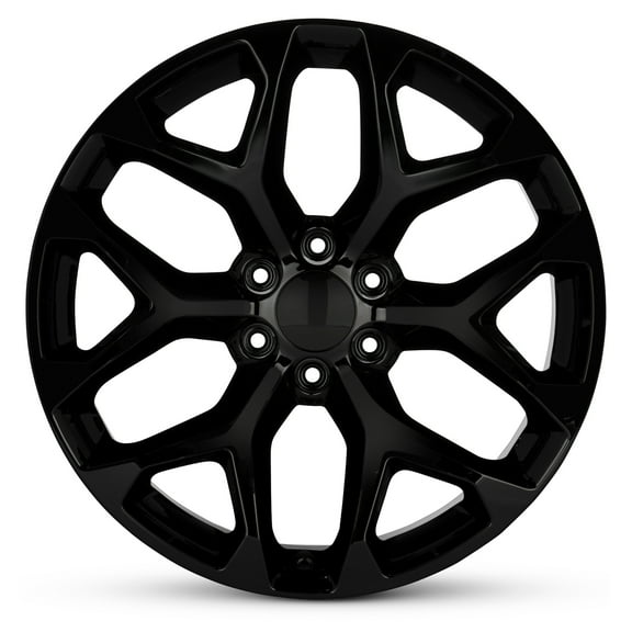 For 2014-2023 Chevrolet Suburban 1500 22 Inch Gloss Black Rim - OE Direct Replacement - Road Ready Car Wheel