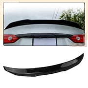 For 2014-2024 Infiniti Q50 Gloss Black Rear Trunk Spoiler Lip Wing
