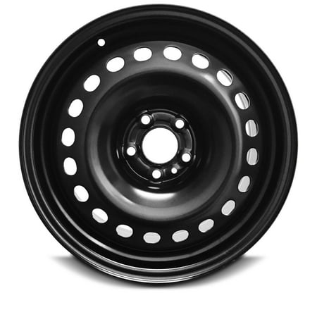 For 2014-2024 Jeep Cherokee 17 Inch Painted Black Rim - OE Direct Replacement - Road Ready Car Wheel
