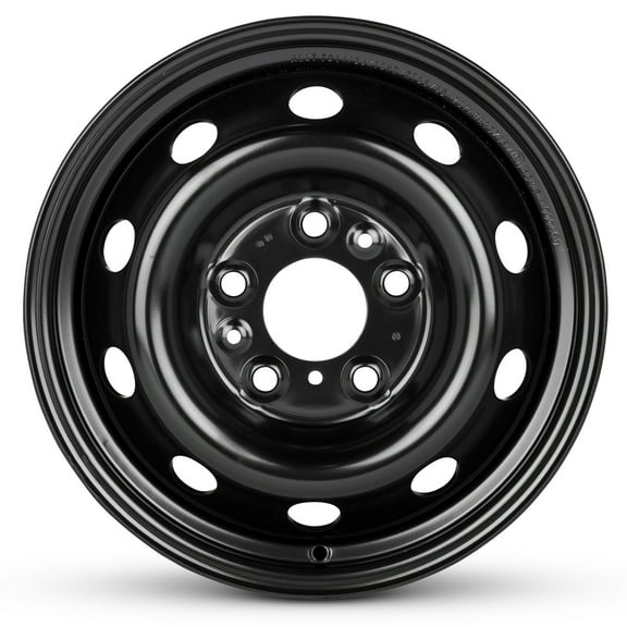 For 2014-2025 Dodge Promaster 3500 16 Inch Painted Black Rim - OE Direct Replacement - Road Ready Car Wheel