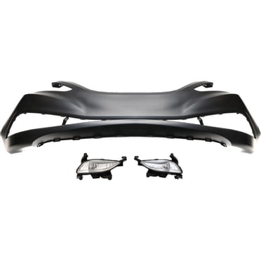 Front Bumper Cover Kit – 3 Piece Set With Fog Light Bezels – 88937206 15252038 15252039 – Evan-Fischer