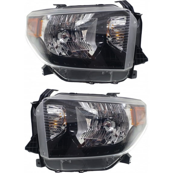 For 2015 2016 2017 Toyota Tundra Pair Head Lights Driver and Passenger Side TRD PRO TO2502235 TO2503235 For 811500C111 811100C111