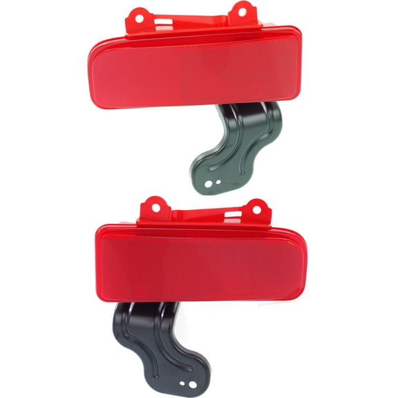 For 2015-2016 CR-V Bumper Reflector Rear Red Plastic SET PAIR