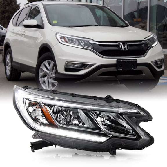 For 2015-2016 Honda CRV EX EX-L SE w/LED DRL Headlight Headlamp - Passenger Side
