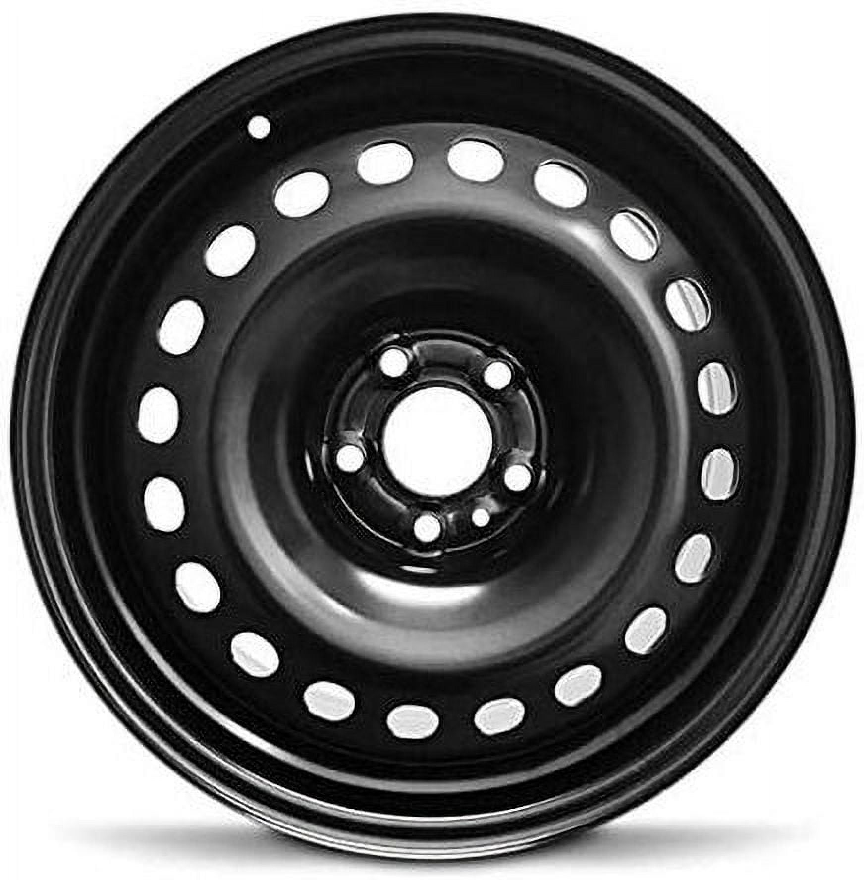 ROAD READY WHEELS For 2015-2017 Chrysler 200 17 Inch Painted Black Rim - OE Direct Replacement - Road Ready Car Wheel