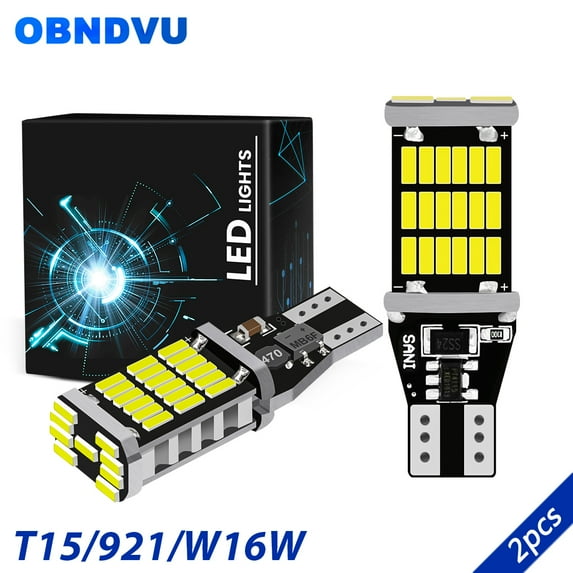 For 2015-2017 GMC Yukon LED Back Up/Reverse Light Bulb 921/T15/W16W Error Free 6000K White 2pcs
