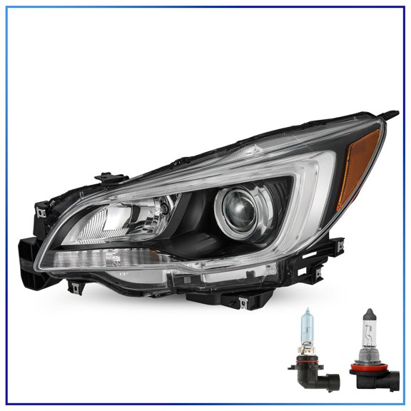 For 2015-2017 Subaru Legacy Outback Halogen Headlight Driver Side Lamp w/ Bulbs