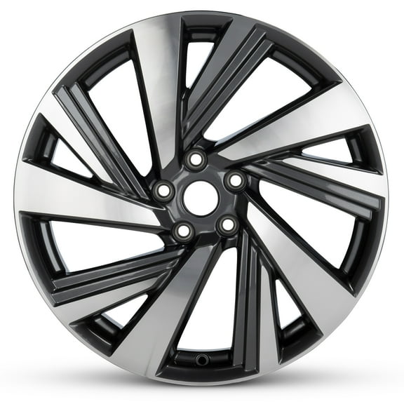 For 2015-2024 Honda Murano 20 Inch Machined Face with Painted Inlay Charcoal Rim - OE Direct Replacement - Road Ready Car Wheel