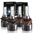 thumbnail image 1 of For 2015-2018 TOYOTA CAMRY LED Headlight Bulbs 9005/HB3 High Beam+H11/H8/H9 Low Beam 50W 5500LM 6000K,Cool White 4pcs, 1 of 21
