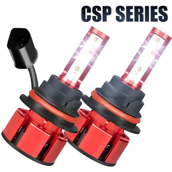 For 2015-2019 Nissan Versa 9007 LED Headlight Hi/Lo Bulbs 6000k