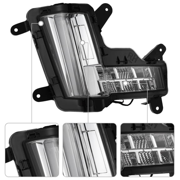 For 2015-2020 Cadillac Escalade LED Fog Light Lamp w/ Crash Brake Passenger RH