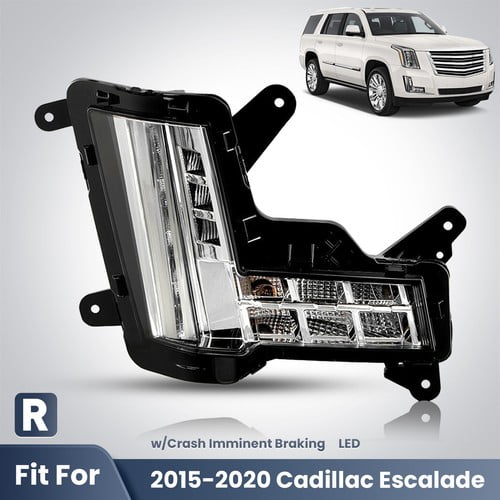 For 2015-2020 Cadillac Escalade Passenger LED Turn Signal Light w/Crash Alert RH