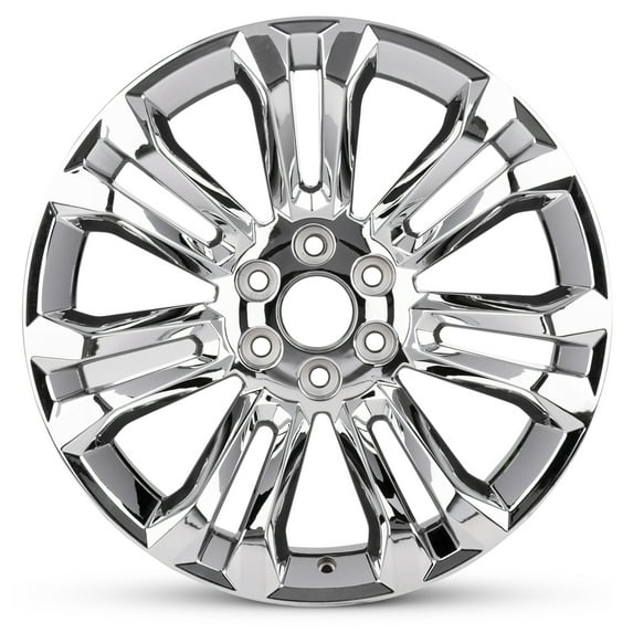 For 2015-2020 Chevrolet Silverado 1500 22 Inch Chrome Chrome Chrome - New OEM Rim - Road Ready Car Wheel