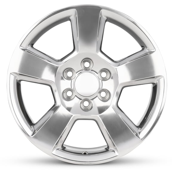 For 2015-2020 Chevrolet Suburban 1500 20 Inch Polish Silver Rim - OE Direct Replacement - Road Ready Car Wheel