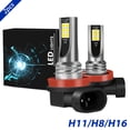thumbnail image 1 of For 2015-2021 Jeep Renegade Front LED Fog Light Bulb H11/H8/H16 White 6000K 2pcs, 1 of 5