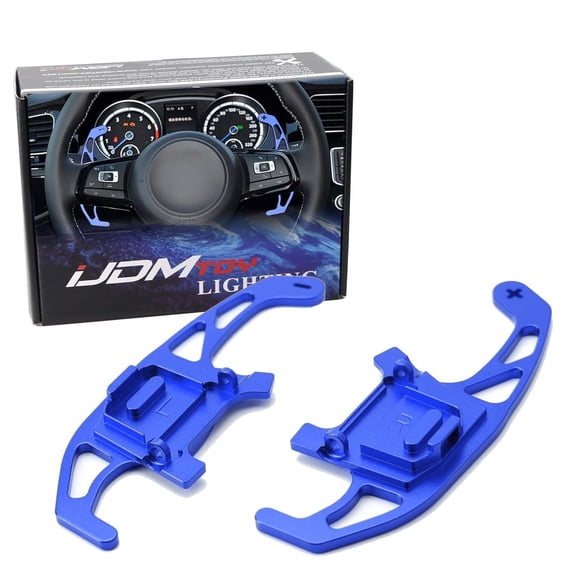 For 2015-2021 MK7 Golf/GTI/Golf R Blue Anodized Aluminum Lightweight Large Paddle Replacement Parts