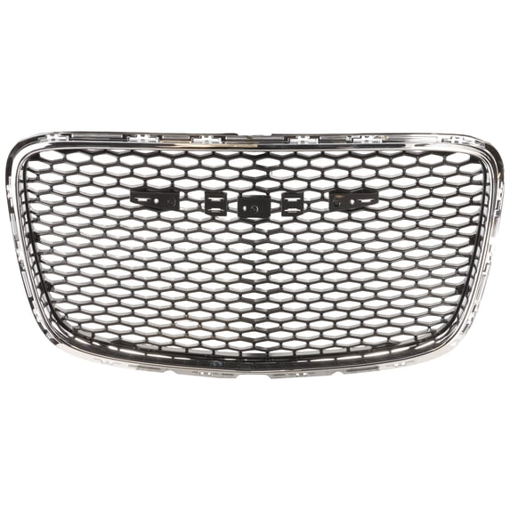 For 2015-2022 Chrysler 300 Grille Assembly Chrome & Gray ABS Plastic CH1200394