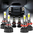 thumbnail image 1 of For 2015-2022 Ford F-150 6x Combo LED Headlight High Low Beam & Fog Light Bulbs, 1 of 19