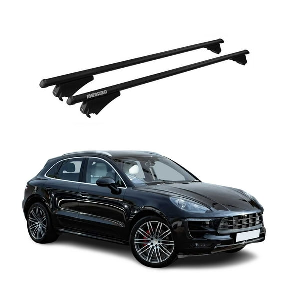 2015-2026 Porsche Macan 1.gen Roof Rack Cross Bars Black