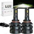 thumbnail image 1 of For 2015 Dodge Charger Bright 9012 LED Headlight Bulbs High/Low Beam White 6000K 2PCS 60W 12000LM CSP, 1 of 12
