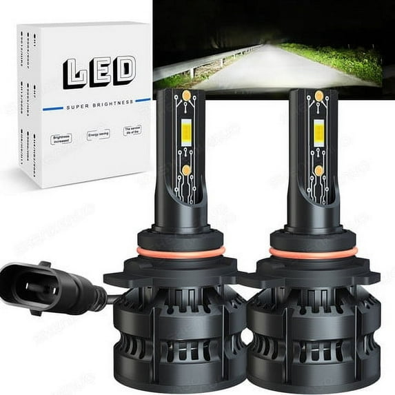For 2015 Dodge Charger Bright 9012 LED Headlight Bulbs High/Low Beam White 6000K 2PCS 60W 12000LM CSP
