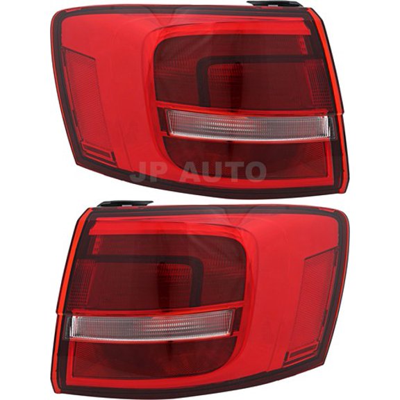 For 2015 Volkswagen Jetta Tail Light Set Driver and Passenger Side