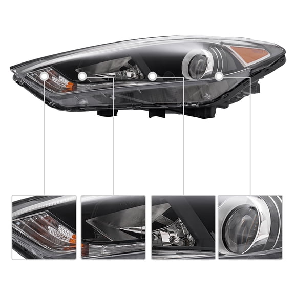 For 2016 2017 2018 Hyundai Tucson Halogen Left Driver Side Headlight Headlamp
