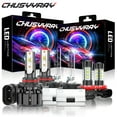thumbnail image 1 of For 2016-2017 Dodge Durango D3S 9005 HID LED Headlight High/Low+H11 Fog Light Bulbs Kit White, 1 of 14