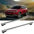 thumbnail image 1 of For 2016-2017 Jeep Cherokee Aluminum Roof Rack Cross Bars Anti-theft Lock NEW, 1 of 4