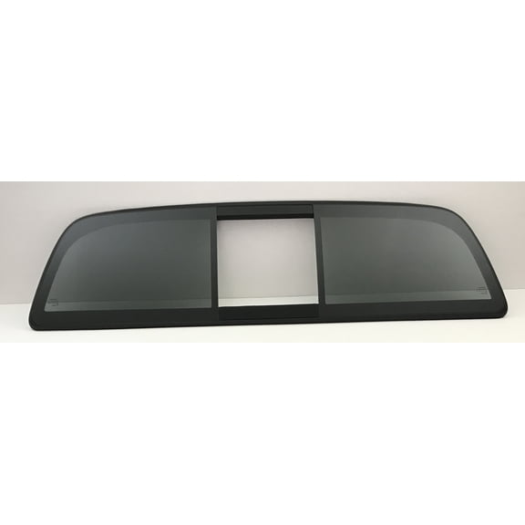 For 2016-2017 Toyota Tacoma Pickup Sliding Window Glass Back Slider Replacement OE W/O Center Pcs Dark Tinted