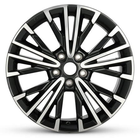 For 2016-2023 Nissan Maxima 18 Inch Machined Face with Painted Inlay Charcoal Rim - OE Direct Replacement - Road Ready Car Wheel