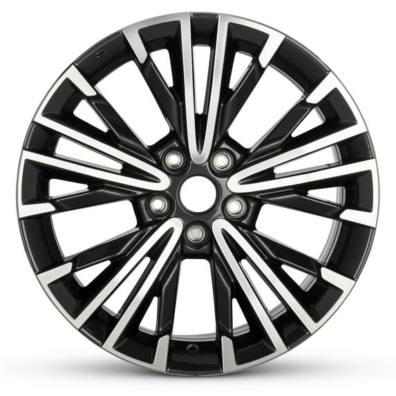 For 2016-2023 Nissan Maxima 18 Inch Machined Face with Painted Inlay Charcoal Rim - OE Direct Replacement - Road Ready Car Wheel