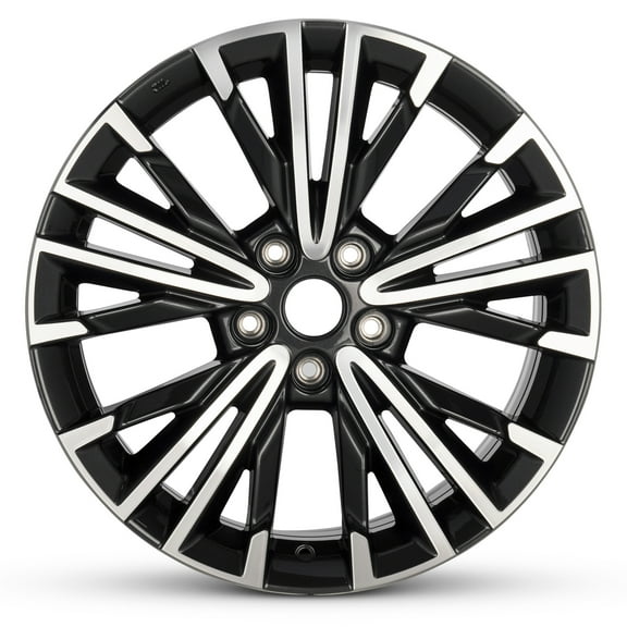 For 2016-2023 Nissan Maxima 18 Inch Machined Face with Painted Inlay Charcoal Rim - OE Direct Replacement - Road Ready Car Wheel