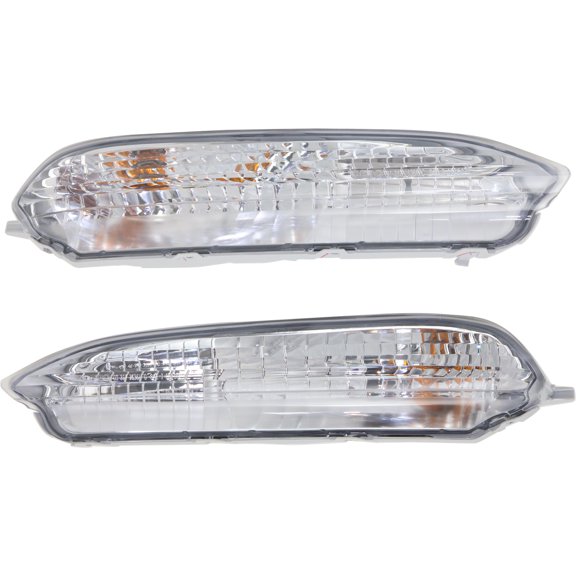 For 2016-2018 Pilot Turn Signal Light Front Clear Plastic SET PAIR