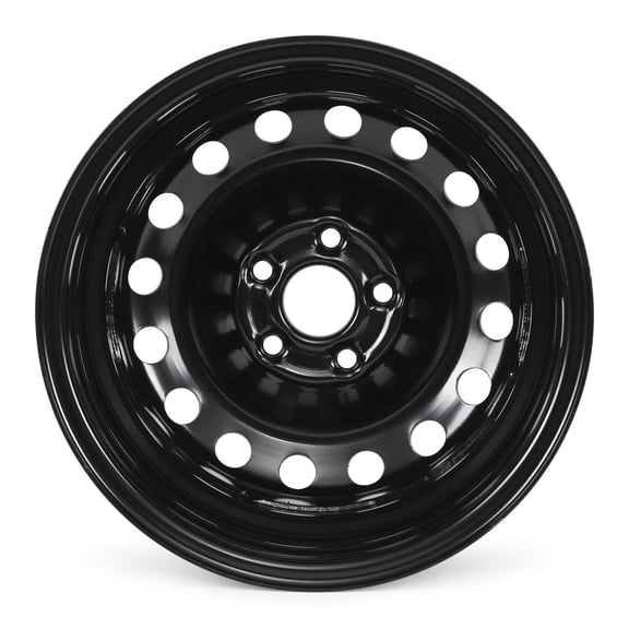 Focalmotors Steel 15 Inch Rim 5x105mm 15x6 5-Lug, Black for 2016-2019 Chevrolet Cruze
