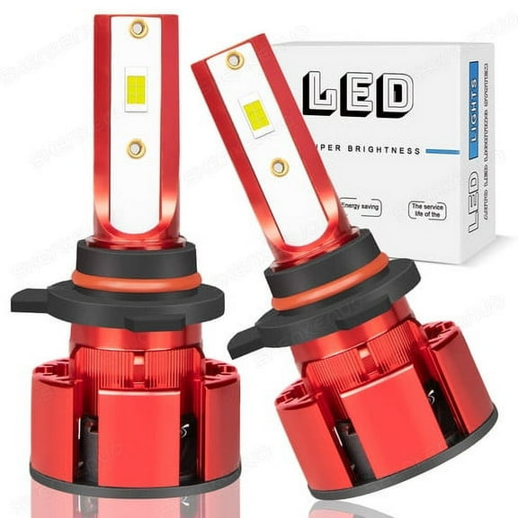 For 2016-2019 Fiat 500X 9012 HIR2 LED Headlight Conversion Kit High / Low Beam Bulbs 6000K 60W 12000LM CSP
