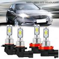 thumbnail image 1 of For 2016-2021 Honda Civic Sedan Coupe Hatchback LED Headlight Bulbs Kit 9005+H11, 1 of 12