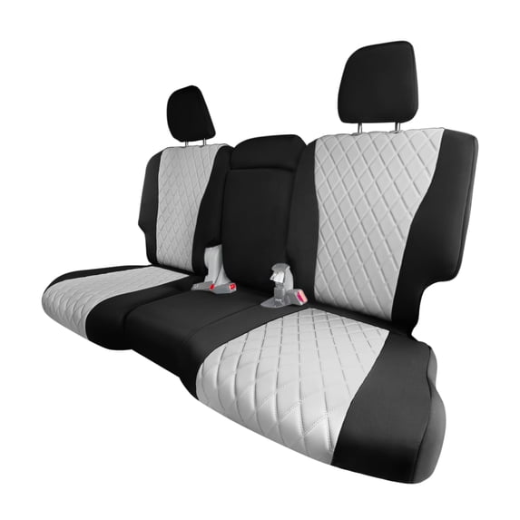 For 2016–2022 Honda Pilot LX | EX | EX-L FH Group Neoprene Custom Fit Waterproof Car Seat Covers - 2nd Row Gray