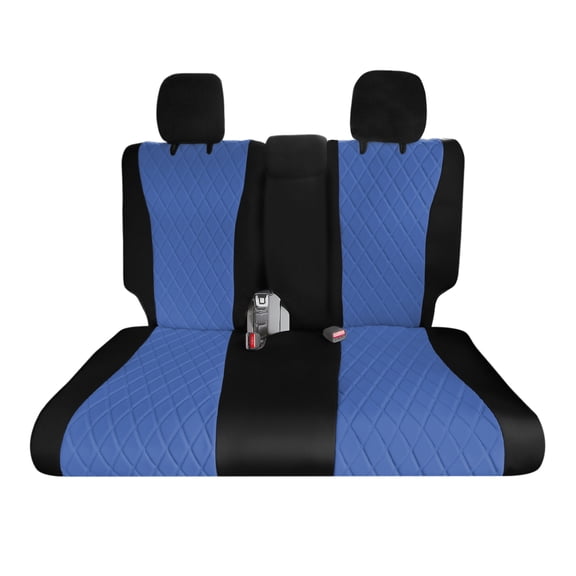 For 2016–2022 Honda Pilot LX | EX | EX-L FH Group Neoprene Custom Fit Waterproof Car Seat Covers - 3rd Row Blue