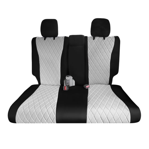 For 2016–2022 Honda Pilot LX | EX | EX-L FH Group Neoprene Custom Fit Waterproof Car Seat Covers - 3rd Row Gray