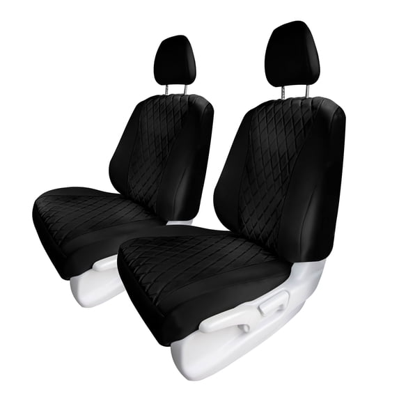 For 2016–2022 Honda Pilot LX | EX | EX-L FH Group Neoprene Custom Fit Waterproof Car Seat Covers - Front Set Black
