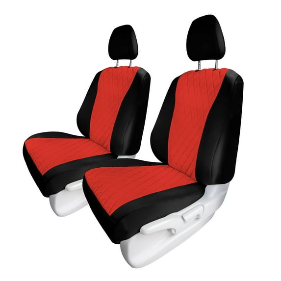 For 2016–2022 Honda Pilot LX | EX | EX-L FH Group Neoprene Custom Fit Waterproof Car Seat Covers - Front Set Red