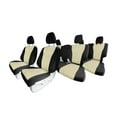 thumbnail image 1 of For 2016–2022 Honda Pilot LX | EX | EX-L FH Group Neoprene Custom Fit Waterproof Car Seat Covers - Full Set Beige, 1 of 7