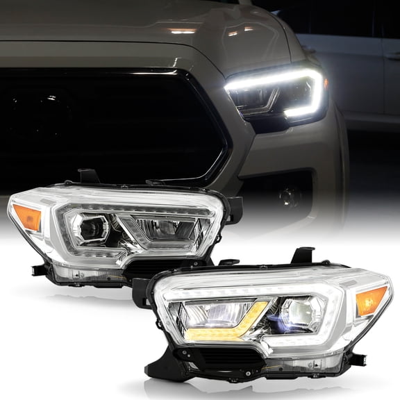 For 2016-2022 Toyota Tacoma TRD Models Full LED Projector Headlights Left+Right