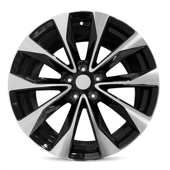 For 2016-2023 Nissan Maxima 19 Inch Machined Face with Black Inlay Alloy Rim - OEM Direct Replacement - Road Ready Car Wheel