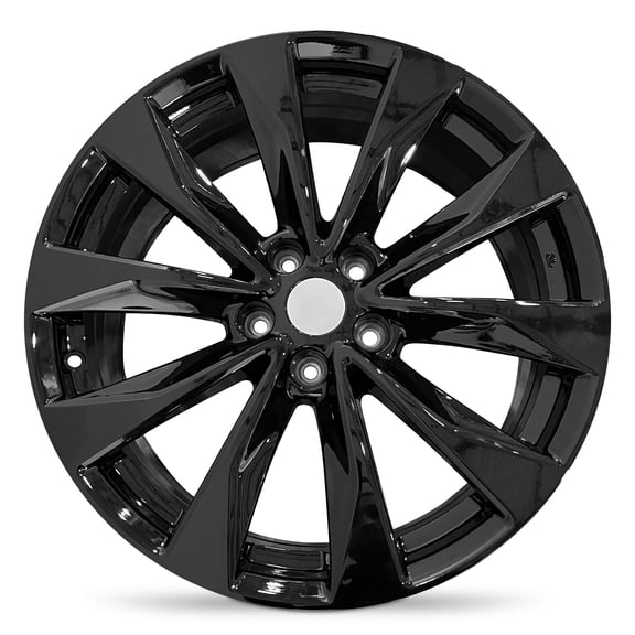 For 2016-2023 Nissan Maxima 19 Inch Painted Gloss Black Alloy Rim - OEM Direct Replacement - Road Ready Car Wheel