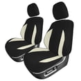 thumbnail image 1 of For 2016-2023 Toyota Tacoma FH Group Custom Fit Neoprene Car Seat Covers Waterproof - Beige Front, 1 of 6