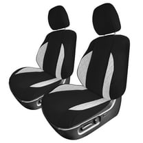 For 2016-2023 Toyota Tacoma FH Group Custom Fit Neoprene Car Seat Covers Waterproof - Gray Front